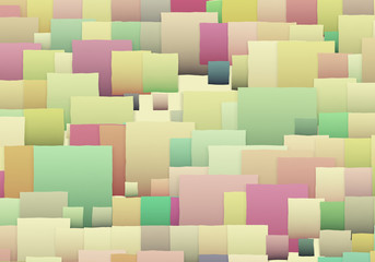 colored paper memo patchwork pattern 