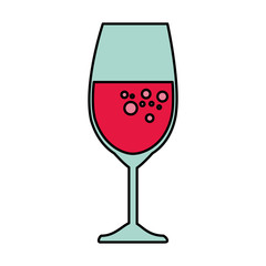 wine cup isolated icon