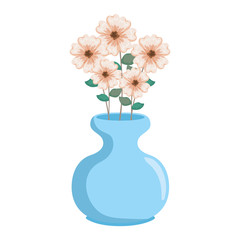 vase with flowers icon