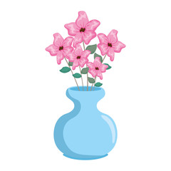 vase with flowers icon