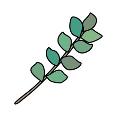 branch with leafs icon