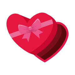 giftbox with heart shape