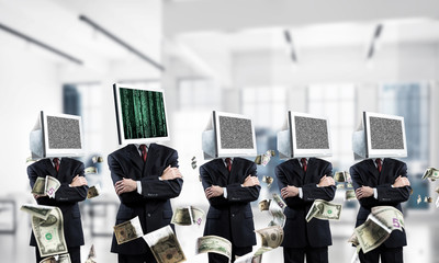 Business addiction on modern technologies.