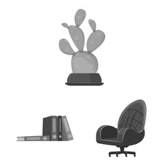 Vector design of furniture and work symbol. Collection of furniture and home vector icon for stock.