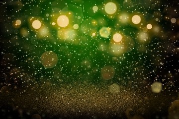 Fototapeta na wymiar wonderful shining glitter lights defocused bokeh abstract background with sparks fly, festal mockup texture with blank space for your content