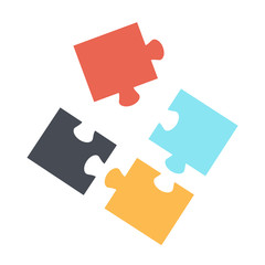 Puzzle vector symbol
