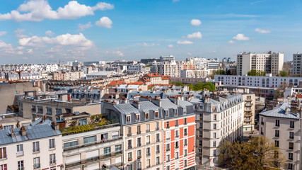 Naklejka premium Parisian rooftop
