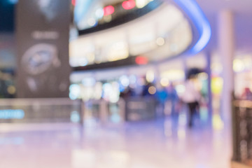 abstract blurred of department store or shopping center mall