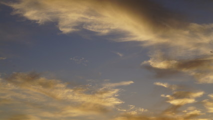 dramatic sky with clouds