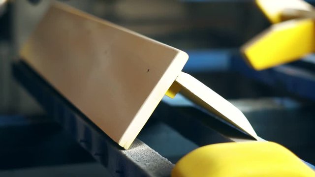 painting products in the shop