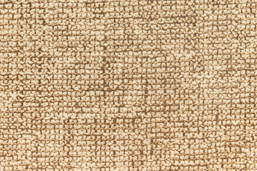 Fototapeta premium Textured background large beige textile. Texture of textile fabric close-up