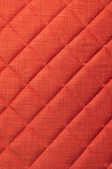 Close-up Furniture fittings - backrest upholstered sofa. Abstract red texture design