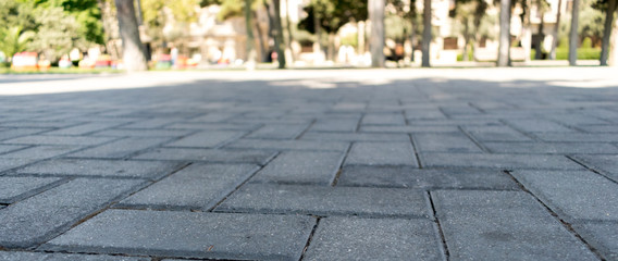 Close up view of small stone background.