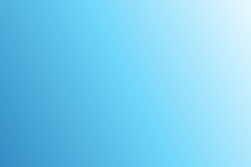 Abstract blue to white blurred gradient background.