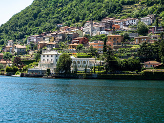 Italinen Lombardai, Comer See,  Lago di Como, Provinz Como, Blick auf Argegno