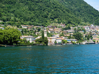 Fototapeta na wymiar Italinen Lombardai, Comer See, Lago di Como, Provinz Como, Laglio, Blick auf die Villa Oleandra von George Clooney