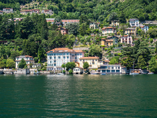 Fototapeta na wymiar Italinen Lombardai, Comer See, Lago di Como, Provinz Como, Blick auf Laglio