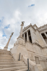 Altare della Patria or Monumento Nazionale a Vittorio Emanuele II, Piazza Venezia in Rome, Italy - Image