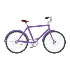 racing bicycle isolated icon
