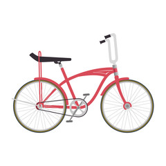 retro bicycle isolated icon