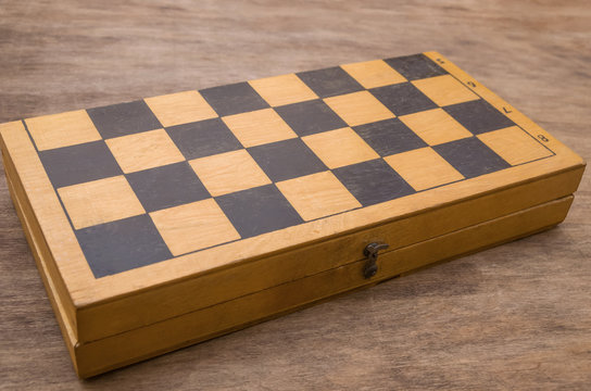 closed checkerboard close-up