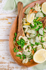 Fototapeta premium Salad with pasta