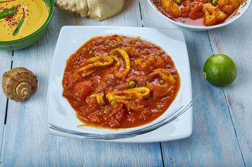 Kerala Style  Koonthal Kulambu