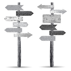 Two_old_signpost_gray