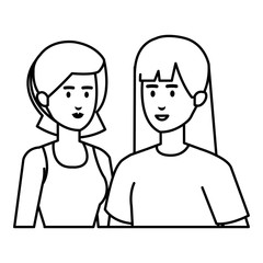 couple of women characters