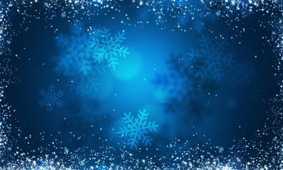 Winter Blue Background