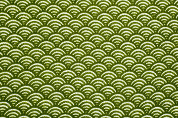 青海波の日本手拭い