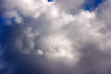 background of storm clouds before a thunderstorm