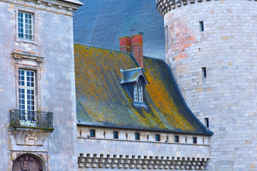 france, loiret,sully-sur-loire : middle-age castle