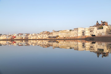 Fototapeta premium Pushkar city in Rajasthan state of India