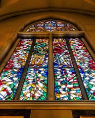 stained glass window