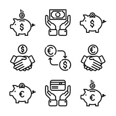 Money & Finance Icon Set