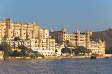 Fototapeta premium Udaipur City Palace in Rajasthan state of India