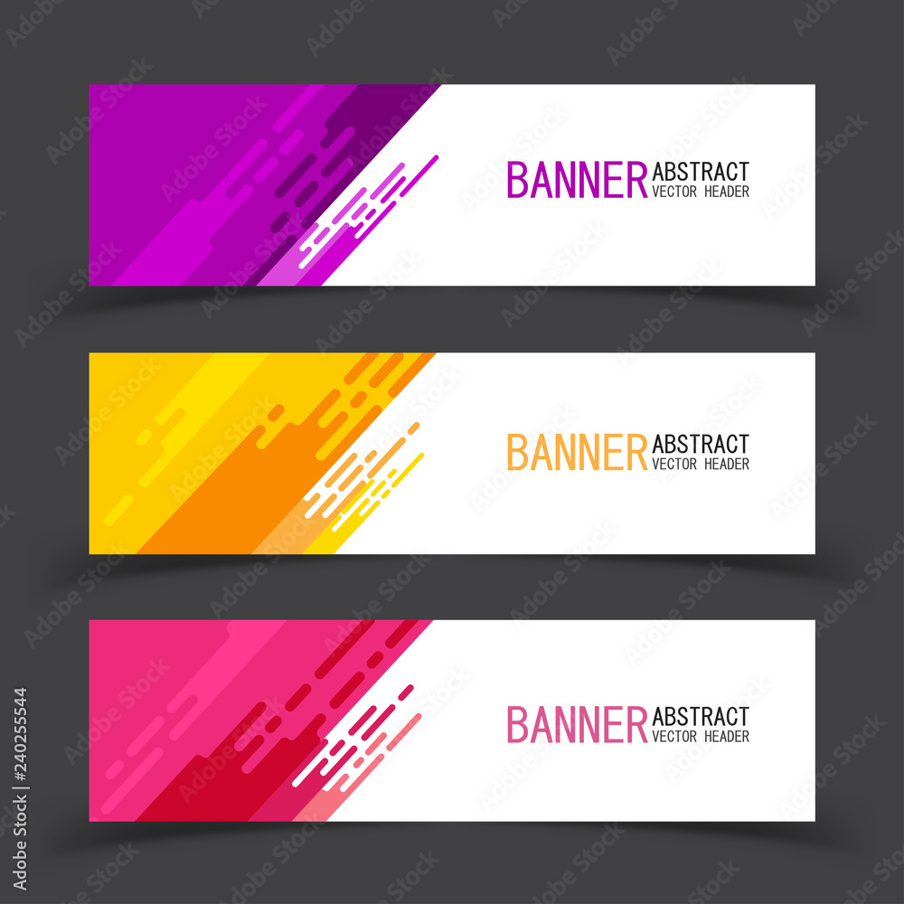 Wall mural geometric design banner web template vector abstract.
