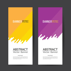 Geometric design banner web template vector abstract.