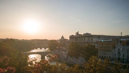 Obraz premium Rare Rome aerial photo