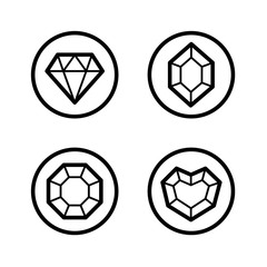 Diamonds Icon Set