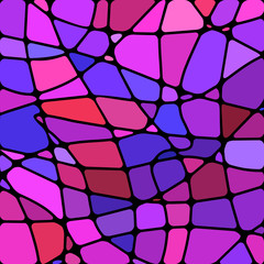 abstract vector stained-glass mosaic background