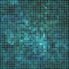 abstract vector square pixel mosaic background