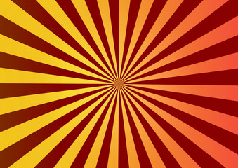 Abstract star burst retro background. 3D illustration.