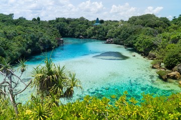 Danau Weekuri in Sumba, Indonesia