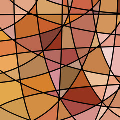 abstract vector stained-glass mosaic background