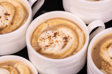Champignons cream and seasonings soup
