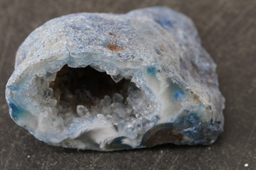 Achatgeode hellblau