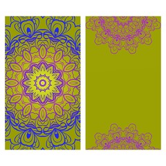 Templates For Greeting And Business Cards. Vector Illustration. Oriental Pattern With. Mandala. Wedding Invitation. Gradient color