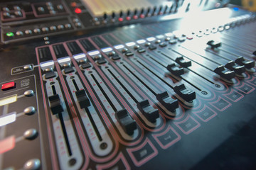 Sound equipment, mixing board